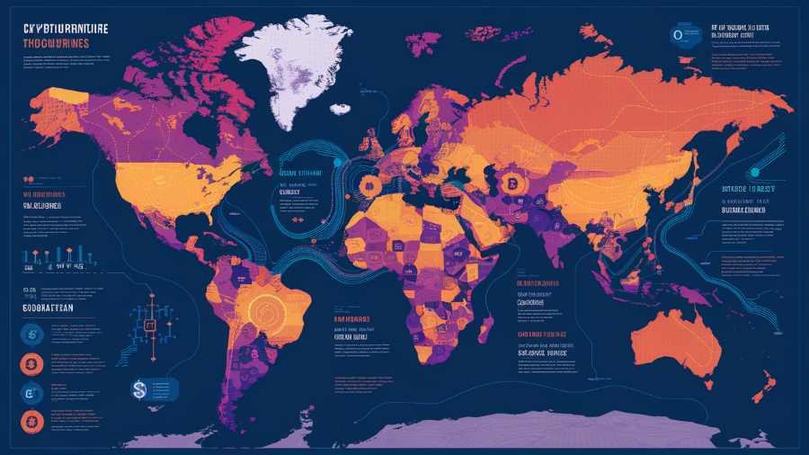 Hay límites geográficos para usar criptomonedas globalmente